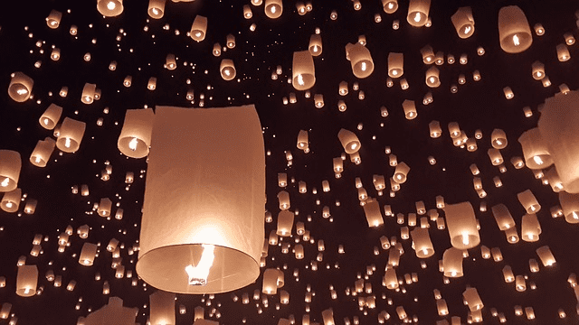 chiang mai, sky lantern, festival